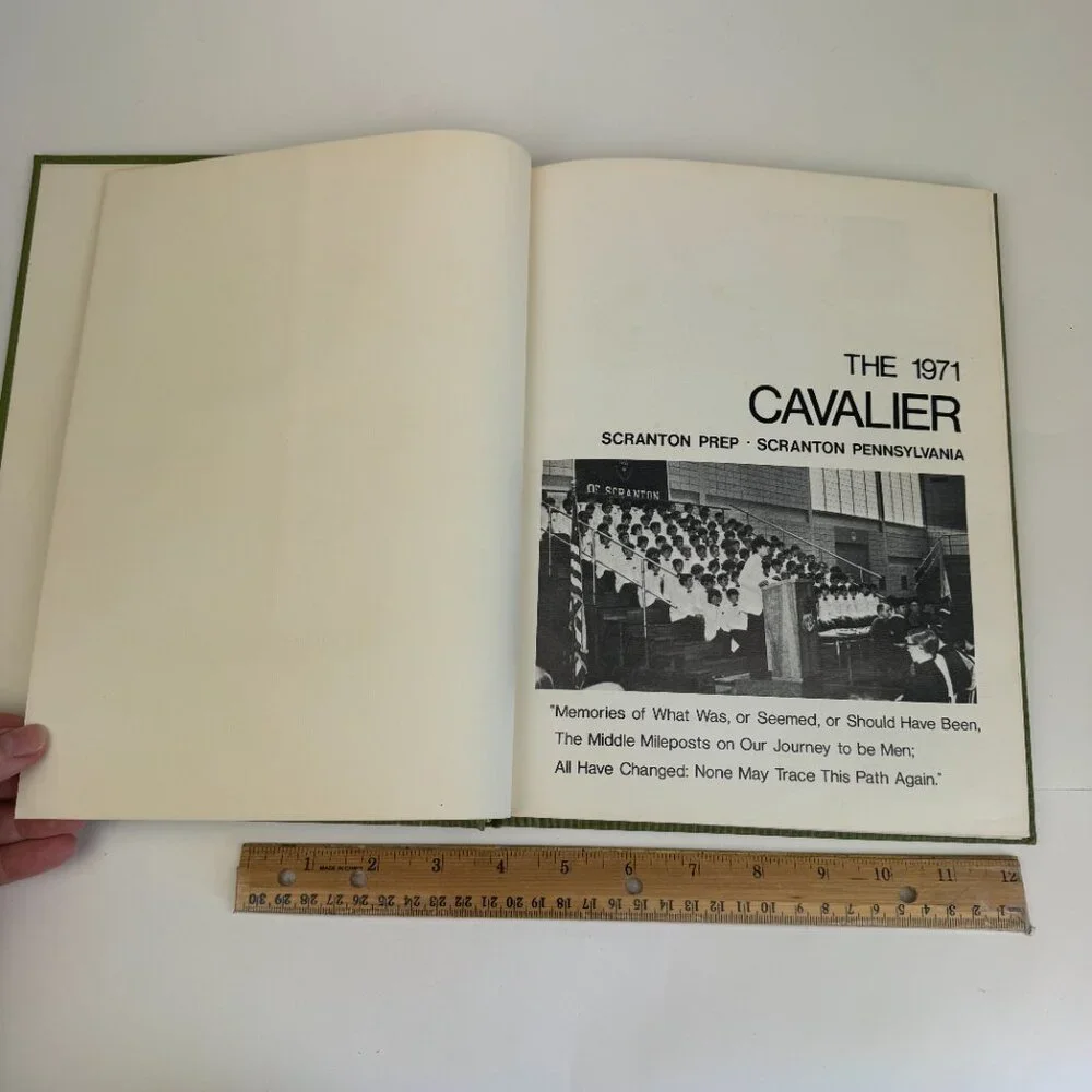 Vtg 1971 Scranton Prep Preparatory‎ High School Yearbook 1971 PA Pennsylvania
